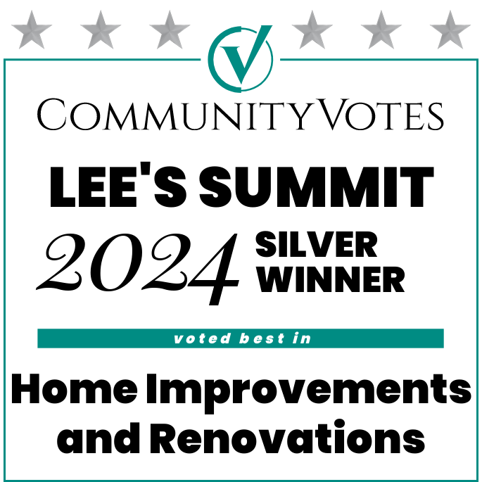 Community Votes Lee's Summit 2024 Silver Winner - Best Home Improvements and Renovations