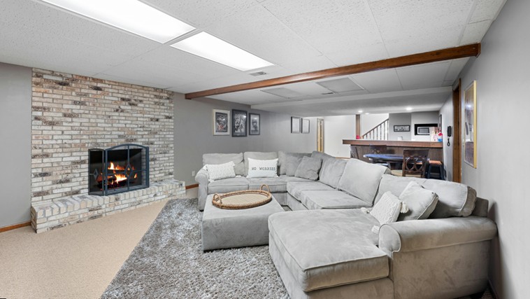 Basement Remodel in Leawood